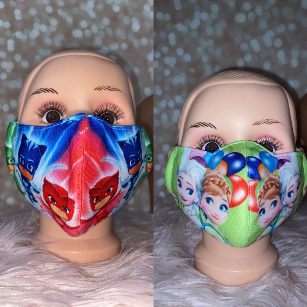 Girl/Boy Face mask pjmask frozen